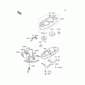 Схема вузла: Meter(s) для Kawasaki ZX600 Ninja ZX-6