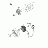 Схема вузла: Генератор для Kawasaki KMX125