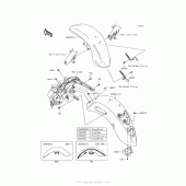 Схема вузла: Крило для Kawasaki VN1700 Vulcan 1700 Voyager ABS