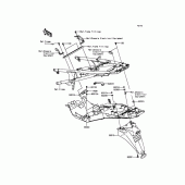 Схема вузла: Заднє крило для Kawasaki ZG1400 Concours 14 ABS