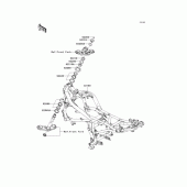 Схема вузла: Рама для Kawasaki EX400 Ninja 400R ABS