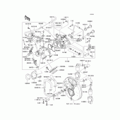 Схема вузла: Throttle(1/2) для Kawasaki VN1500 Vulcan 1500 Nomad Fi