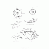 Схема вузла: Decals (Green)(Effa) для Kawasaki ZX1400 Ninja ZX-14R