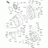 Схема вузла: Кришка двигуна для Kawasaki ZX750 ZXR750R