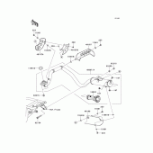 Схема вузла: Вихлопна система для Kawasaki KLX110 KLX110