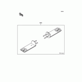Схема вузла: Аксесуари (Foot Peg) для Kawasaki EN650 Vulcan S Café ABS