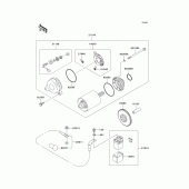 Схема вузла: Starter motor для Kawasaki ZX900 Ninja ZX-9R