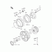Схема вузла: Зчеплення для Kawasaki ZX900 Ninja ZX-9R