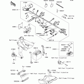 Схема вузла: Електроустаткування для Kawasaki ZR750 Z750