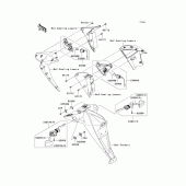 Схема вузла: Поворотники для Kawasaki ZR1000 Z1000