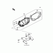 Схема вузла: Meter(s) для Kawasaki ZR800 Z800 ABS