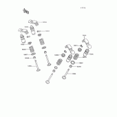 Схема узла: Клапан(ы) для Kawasaki ZG1200 Voyager XII