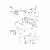 Схема узла: Right engine cover(s) для Kawasaki VN1600 Vulcan 1600 Classic