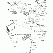 Схема вузла: Water pipe для Kawasaki ZR750 Z750 ABS