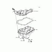 Схема вузла: Oil Pan для Kawasaki ZX1000 Ninja ZX-10R