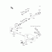 Схема узла: Переключатель передач для Kawasaki ZX600 Ninja ZX-6R