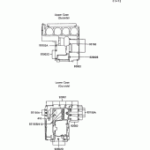 Схема вузла: Болти картера двигуна для Kawasaki ZX1000 ZX-10