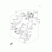 Схема вузла: Throttle для Kawasaki KLV1000