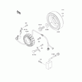 Схема вузла: Генератор для Kawasaki KLX300R