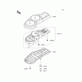 Схема вузла: Meter(s) для Kawasaki ZX1200 Ninja ZX-12R