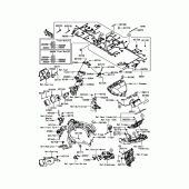 Схема узла: Электрооборудование для Kawasaki ZX1000 Ninja H2