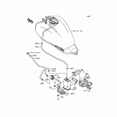 Схема вузла: Fuel Evaporative System(CA) для Kawasaki EN650 Vulcan S
