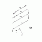 Схема узла: Тросики для Kawasaki ZX750 Ninja ZX-7RR