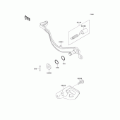 Схема вузла: Лапка гальма для Kawasaki KLX650 KLX650