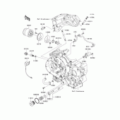Схема узла: Масляный фильтр для Kawasaki VN900 VN900 Classic
