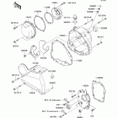 Схема вузла: Engine cover(s) для Kawasaki ZR750 ZR-7S