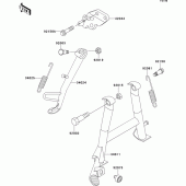 Схема узла: Stand(s) для Kawasaki EX250 ZZR250