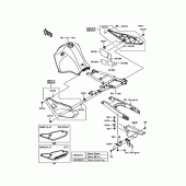 Схема вузла: Side Covers/Chain Cover для Kawasaki KL650 KLR650