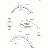 Схема узла: Decals(boulogne/white) для Kawasaki VN1500 VN1500 Classic