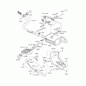 Схема узла: Выхлопная система (s) для Kawasaki KLE650 Versys 650