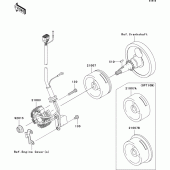 Схема вузла: Генератор для Kawasaki KX250/KX252 KX250F