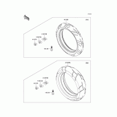 Схема узла: Шины для Kawasaki ZX1400 Ninja ZX-14R