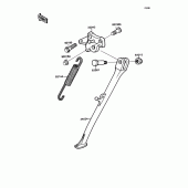 Схема узла: Stand(s) для Kawasaki ZX750 Ninja ZX-7