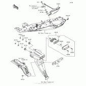 Схема вузла: Taillight(S) для Kawasaki ZX636 Ninja ZX-6R KRT Edition