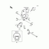 Схема вузла: Фара для Kawasaki KMX50 KSR-I