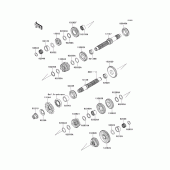 Схема вузла: Трансмісія для Kawasaki EX300 Ninja 300