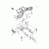 Схема узла: Задний рычаг (Маятник) для Kawasaki EX300 Ninja 300