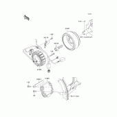 Схема вузла: Генератор для Kawasaki KLX250 KLX250S