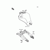 Схема вузла: Інформаційні наклейки для Kawasaki EX400 Ninja 400R