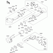 Схема вузла: Поворотники для Kawasaki ZX1200 Ninja ZX-12R