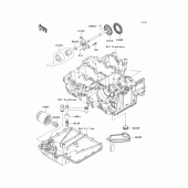 Схема вузла: Масляний насос & Масляний фільтр для Kawasaki ZX1400 Ninja ZX-14