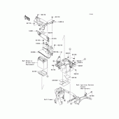 Схема вузла: Battery case для Kawasaki VN2000 Vulcan 2000 Classic LT