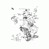 Схема вузла: Паливний бак для Kawasaki ZG1400 1400GTR ABS