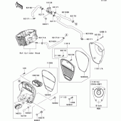 Схема вузла: Повітряний фільтр Kawasaki VN900 Vulcan 900 Custom