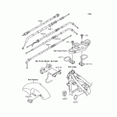 Схема узла: Тросики для Kawasaki ZR750 ZR-7S