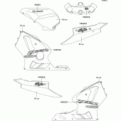 Схема вузла: Decals(blue)(b4h) для Kawasaki ZX1200 Ninja ZX-12R